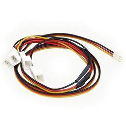 3 pin Y-kabel till 4 st. 3 pin 12V